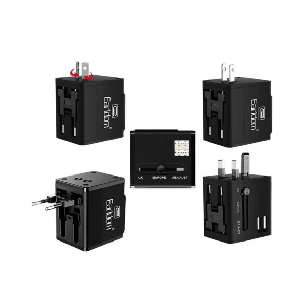 Earldom Universal Travel Adapter All in One International World Travel AC Power Converter Plug Socket